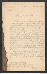 Nachlass Franz Steindachner, Brief von der Kais. Akademie der Wissenschaften, Sekretär der mathem.- naturwiss. Classe an Franz Steindachner (25.05.1891), Inv.Nr. 4.04, Seite 1